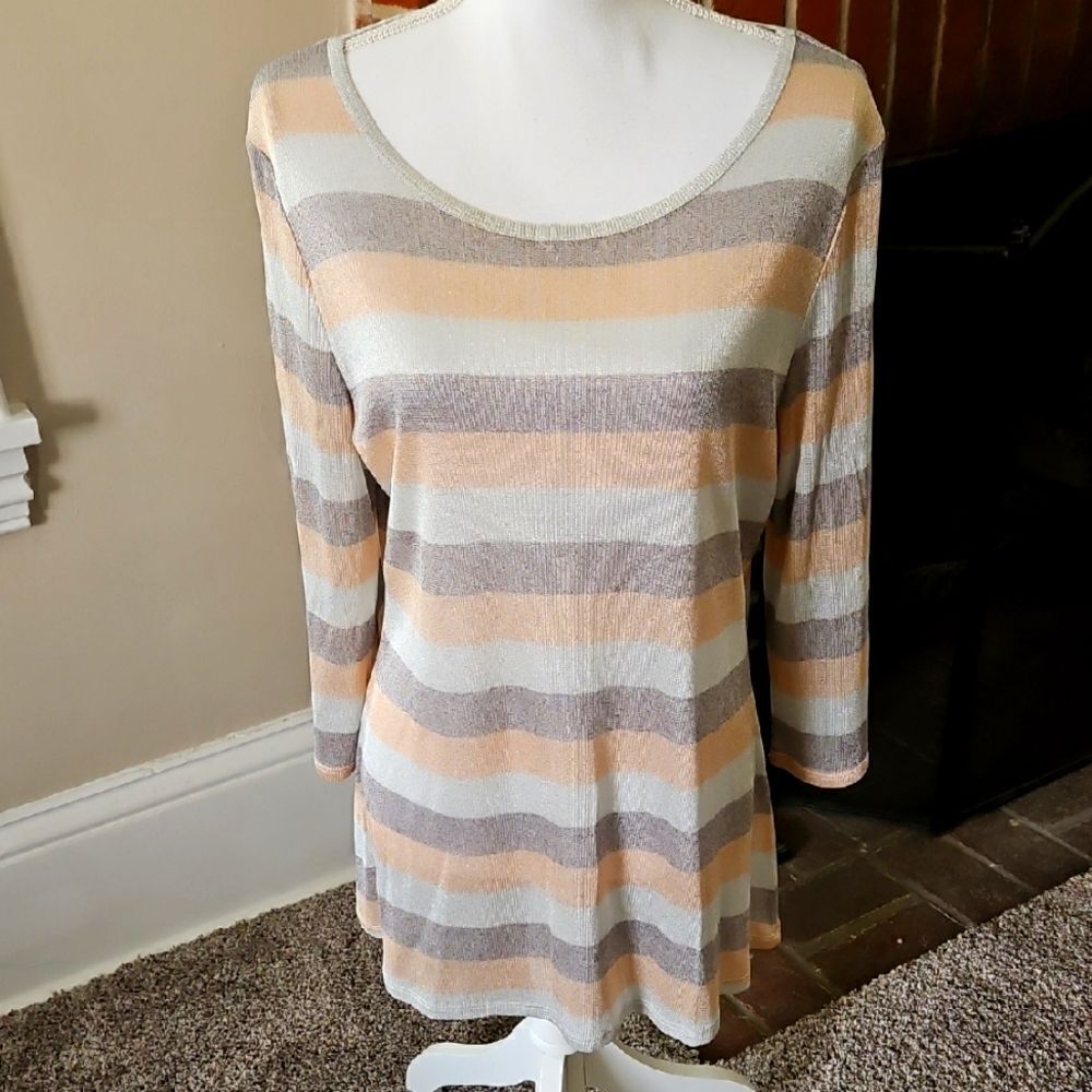 Peck & Peck Striped Women's Top